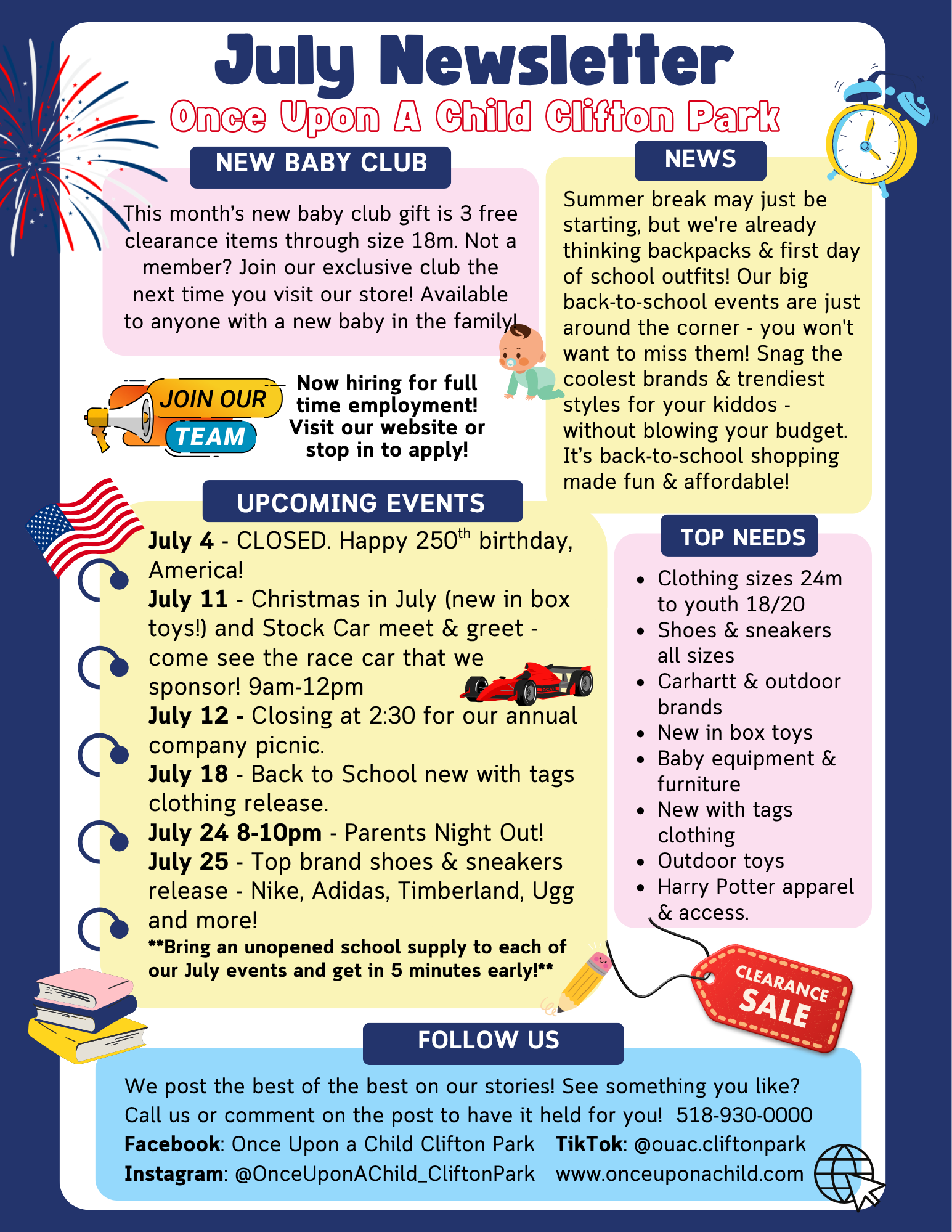July 2026 Newsletter